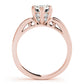 Solitaire Double Prong Engagement Ring