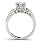 Solitaire Double Prong Engagement Ring