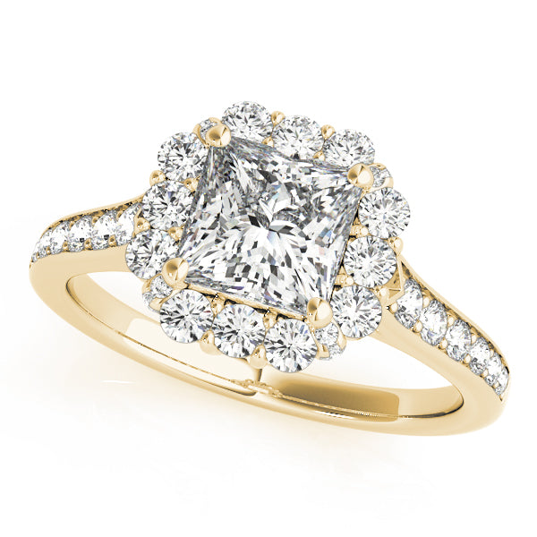 ENGAGEMENT RINGS HALO SQUARE & CUS