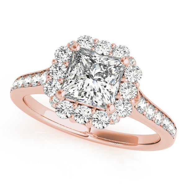 ENGAGEMENT RINGS HALO SQUARE & CUS