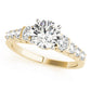 Single Row Prong Engagement Ring