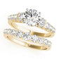 Single Row Prong Engagement Ring