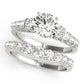 Single Row Prong Engagement Ring