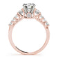 Single Row Prong Engagement Ring