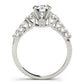 Single Row Prong Engagement Ring