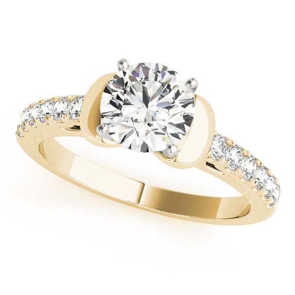 ENGAGEMENT RINGS SINGLE ROW PRONG
