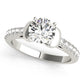 ENGAGEMENT RINGS SINGLE ROW PRONG