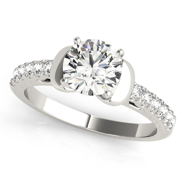 ENGAGEMENT RINGS SINGLE ROW PRONG