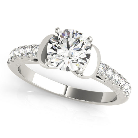 ENGAGEMENT RINGS SINGLE ROW PRONG