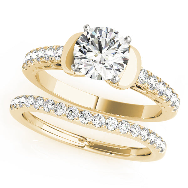 ENGAGEMENT RINGS SINGLE ROW PRONG