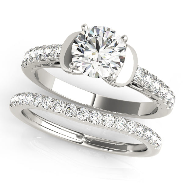 ENGAGEMENT RINGS SINGLE ROW PRONG