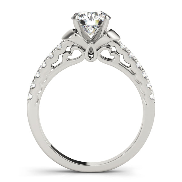 ENGAGEMENT RINGS SINGLE ROW PRONG