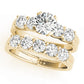 Single Row U-Prong Engagement Ring