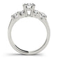Single Row U-Prong Engagement Ring