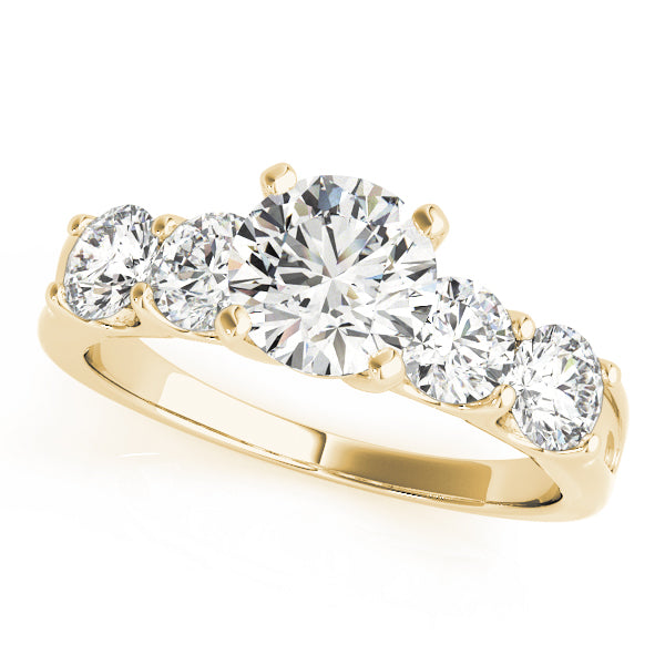 Single Row Prong Engagement Rings