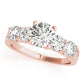 Single Row Prong Engagement Rings