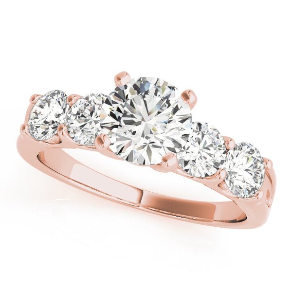Single Row Prong Engagement Rings