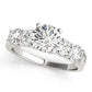 Single Row Prong Engagement Rings