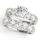 Single Row Prong Engagement Rings