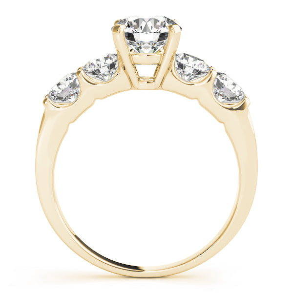 Single Row Prong Engagement Rings