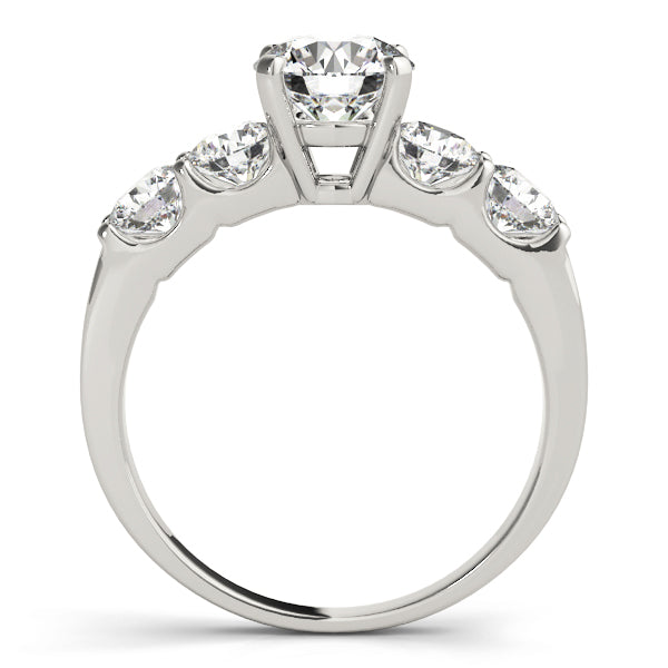 Single Row Prong Engagement Rings