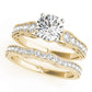 Antique Single Row Milgrain Engagement Ring