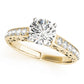 Antique Single Row Prong Filigree Engagement Ring