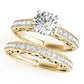 Antique Single Row Prong Filigree Engagement Ring