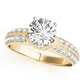Vintage Halo Milgrain Engagement Ring