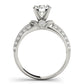 Vintage Halo Milgrain Engagement Ring