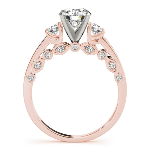 3-Stone Channel Set Solitaire Engagement Rings