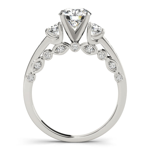 3-Stone Channel Set Solitaire Engagement Rings