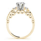 ENGAGEMENT RINGS 3 STONE ROUND
