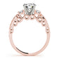 ENGAGEMENT RINGS 3 STONE ROUND