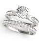 Single Row Prong Engagement Ring