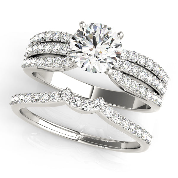 Multirow Engagement Ring