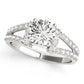 Multirow Split Shank Engagement Rings