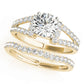 Multirow Split Shank Engagement Rings