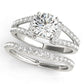 Multirow Split Shank Engagement Rings
