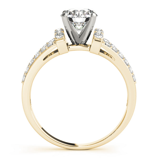 Multirow Split Shank Engagement Rings