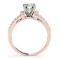 Multirow Split Shank Engagement Rings