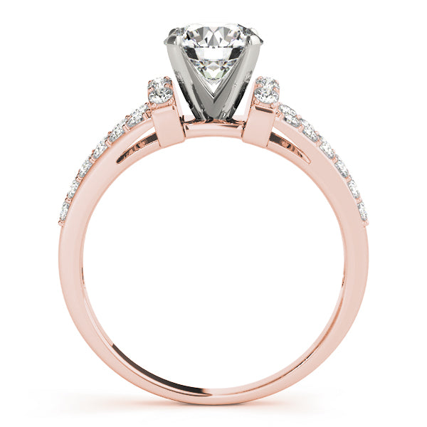 Multirow Split Shank Engagement Rings