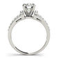 Multirow Split Shank Engagement Rings