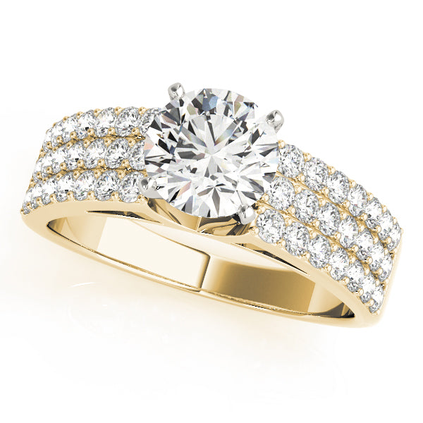 Multirow Engagement Ring