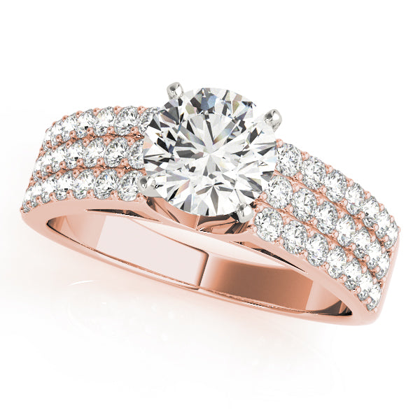 Multirow Engagement Ring