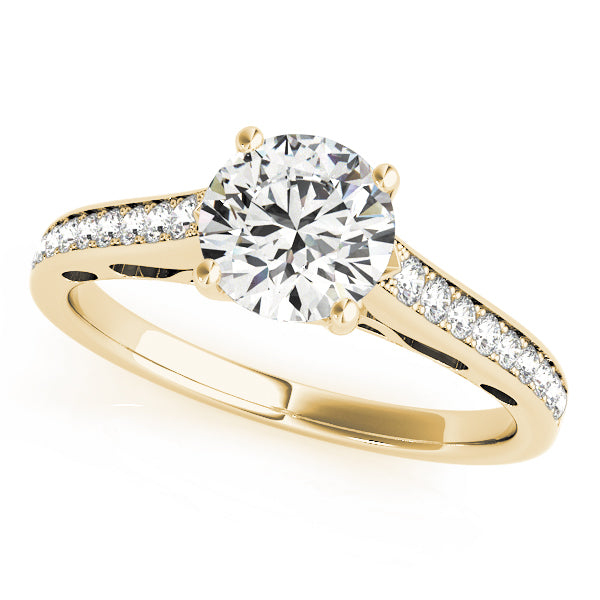 ENGAGEMENT RINGS SINGLE ROW PRONG
