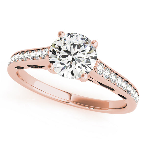 ENGAGEMENT RINGS SINGLE ROW PRONG