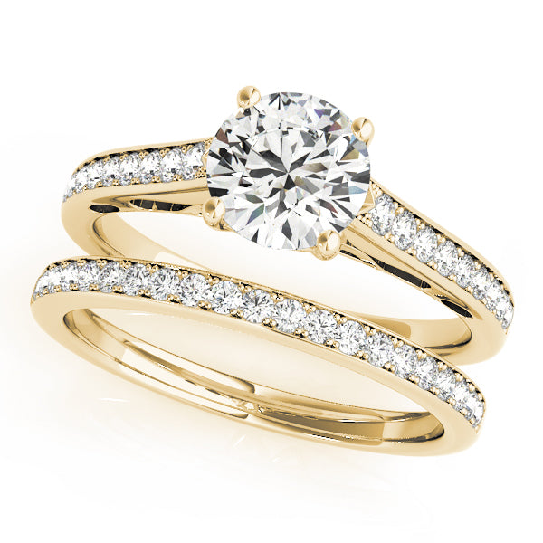 ENGAGEMENT RINGS SINGLE ROW PRONG