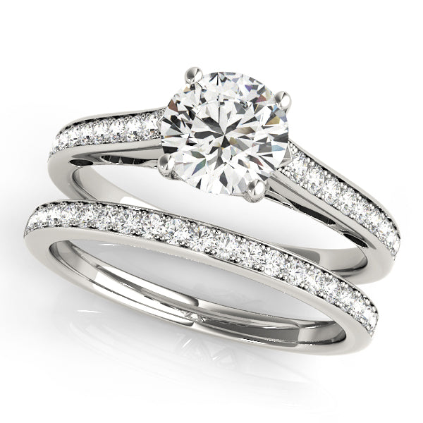 ENGAGEMENT RINGS SINGLE ROW PRONG
