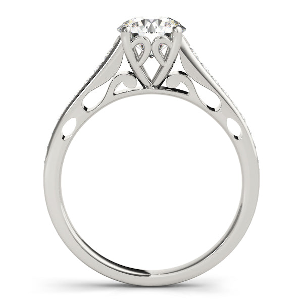 ENGAGEMENT RINGS SINGLE ROW PRONG